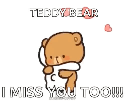 Man In Pink Shirt And Suspenders Says I Miss You Too GIF