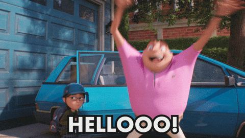 Man in Pink Shirt Saying Hello