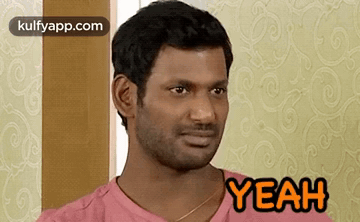 Man in Pink Shirt Saying Yeah