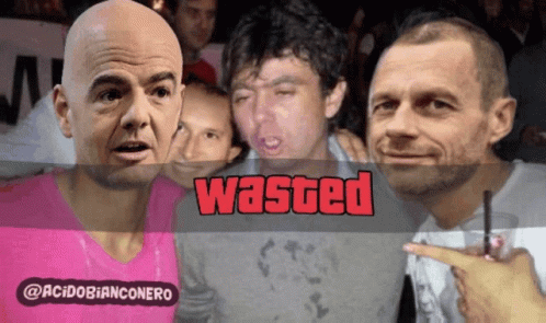 Man in Pink Shirt Wasted