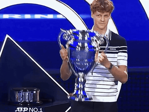 Man In Pink Shirt White Hat Lacoste Tennis GIF