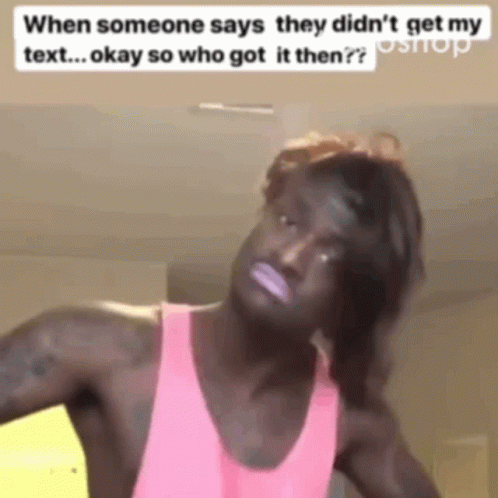Man in Pink Tank Top Making Funny Face