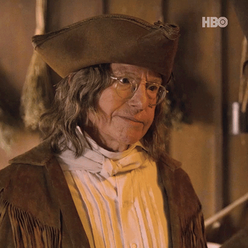 Man in Pirate Hat and Fringed Jacket HBO