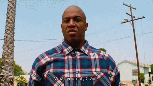 Man in Plaid Shirt Asking What You Got Craig