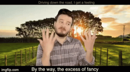 Man in Plaid Shirt Driving