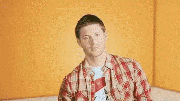 Man In Plaid Shirt Giving Thumbs Up GIF