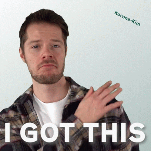 Man In Plaid Shirt Saying I Got This GIF