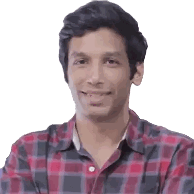 Man in Plaid Shirt Smiling