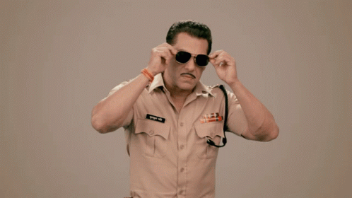 Man In Police Uniform Arre Yaar GIF