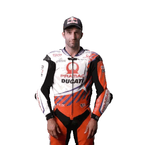 Man in Pramac Ducati Racing Suit