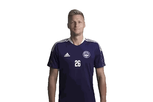 Man in Purple Shirt Number 26
