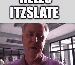 Man in Purple Shirt Saying Hello Itzslate