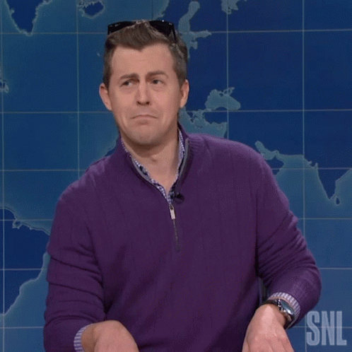 Man In Purple Sweater Buckle Up SNL GIF