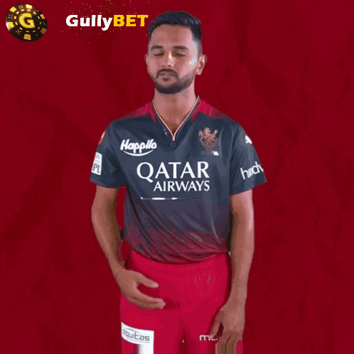 Man in Qatar Airways Jersey