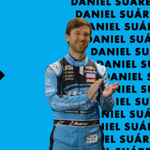 Man in Racing Suit Number 59
