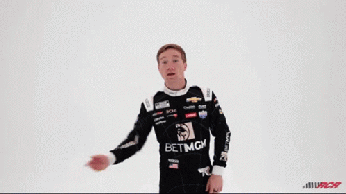 Man in Racing Suit
