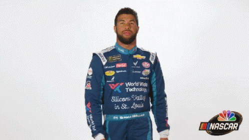 Man In Racing Suit With Silicon Valley In St. Louis GIF