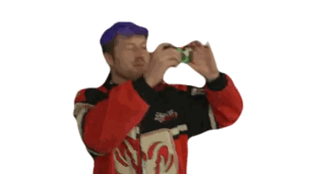 Man in Red and Black Jersey with S