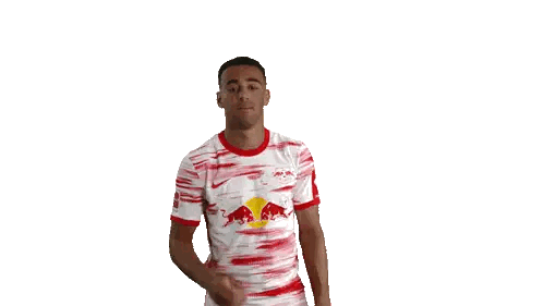 Man in Red and White Jersey