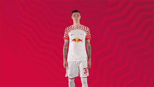 Man in Red and White Jersey Number 3