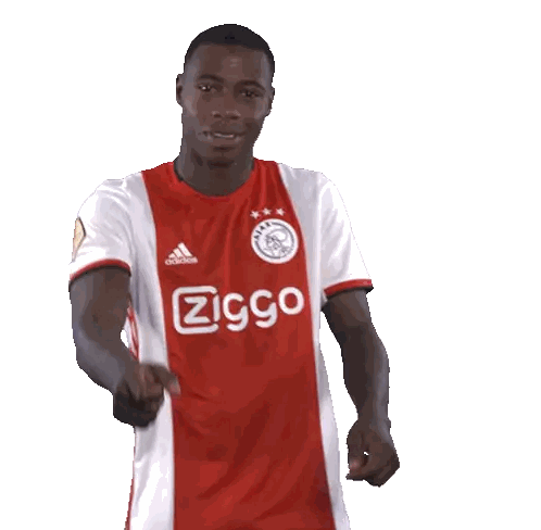 Man in Red and White Ziggo Shirt
