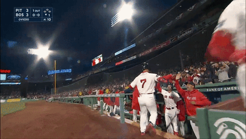 Man In Red Apron Manifesting GIF