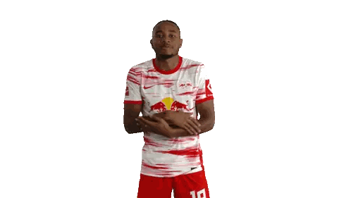 Man in Red Bull Jersey and Shorts