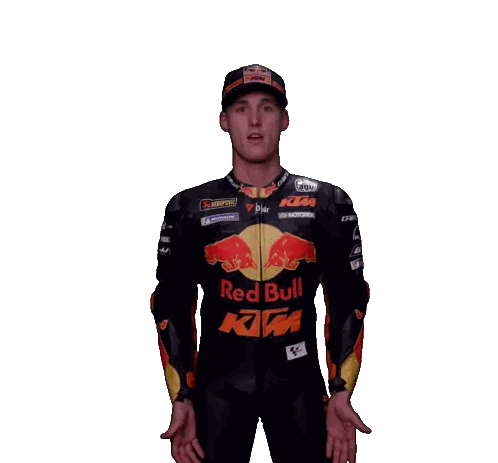 Man in Red Bull KTM Jacket