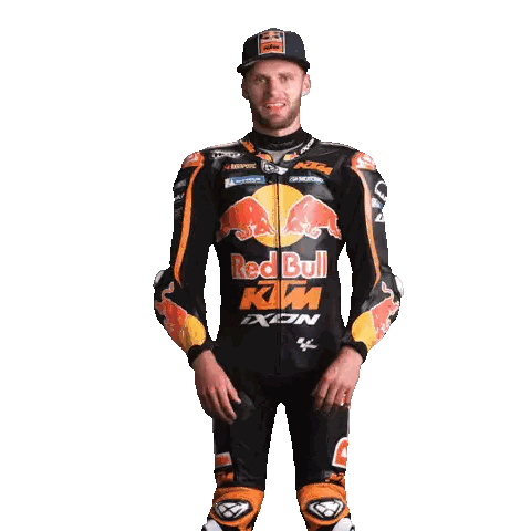 Man in Red Bull KTM Jacket