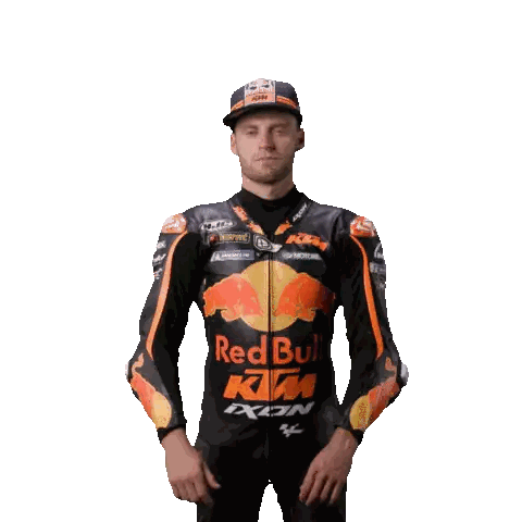 Man in Red Bull KTM Jacket