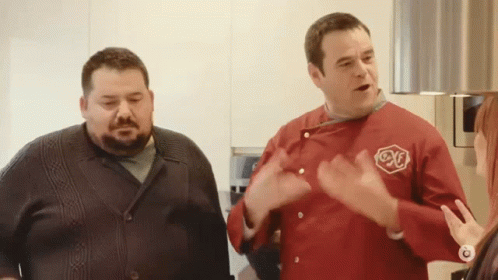 Man in Red Chef Jacket OXC