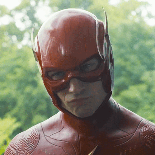 Man in Red Flash Costume