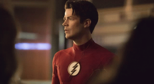 Man in Red Flash Costume