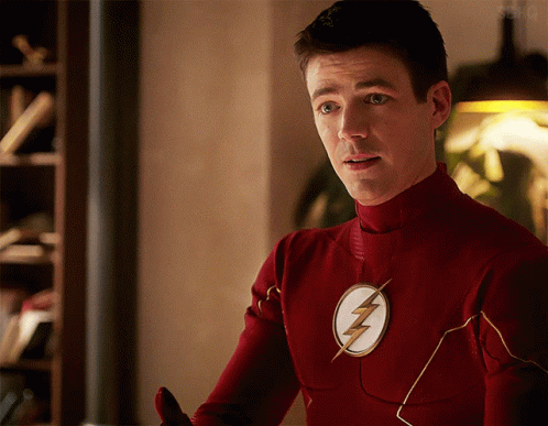 Man in Red Flash Costume