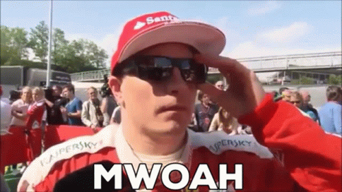 Man in Red Hat and Sunglasses Making Funny Face