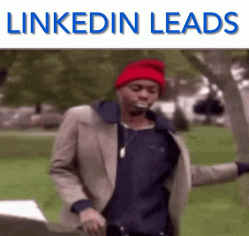 Man in Red Hat LinkedIn Leads