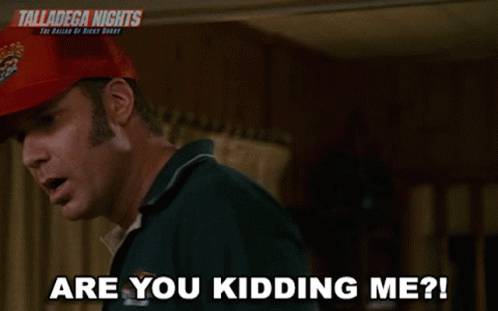 Man in Red Hat Saying Are You Kidding Me