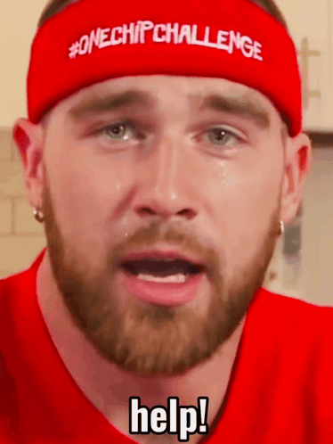 Man in Red Headband Onechip Challenge