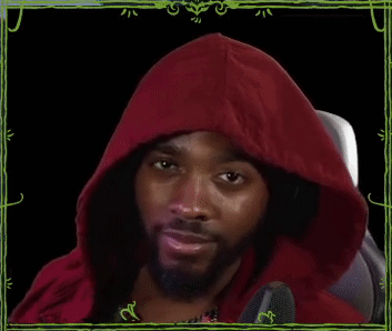 Man in Red Hoodie Making Funny Face