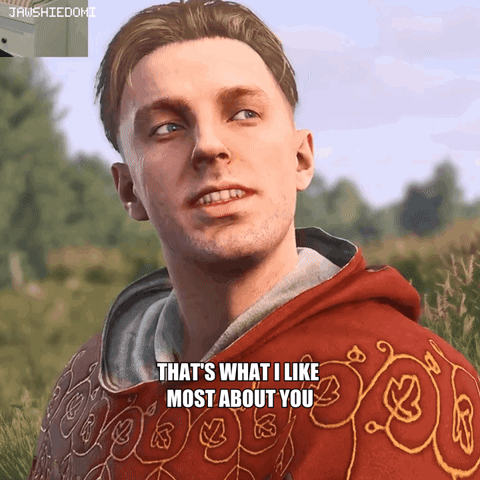 Man In Red Hoodie Saying That's What I Like Most About You GIF