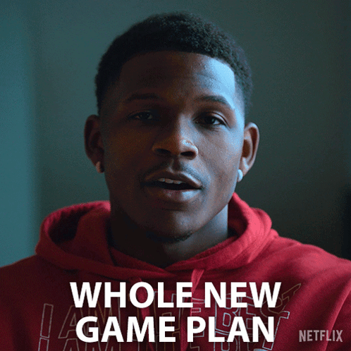 Man in Red Hoodie Whole New Game Plan
