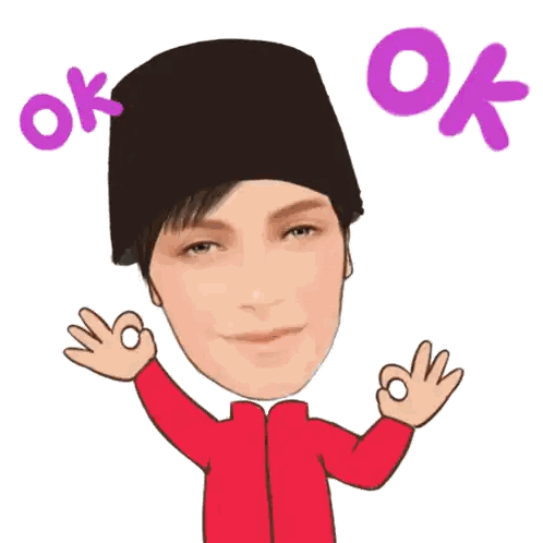 Man in Red Jacket Giving Ok Sign