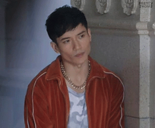 Man In Red Jacket Pointing And Saying Sucker GIF
