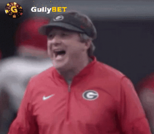 Man In Red Jacket With G GIF