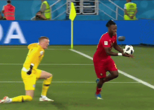 Man In Red Jersey Number 1 GIF