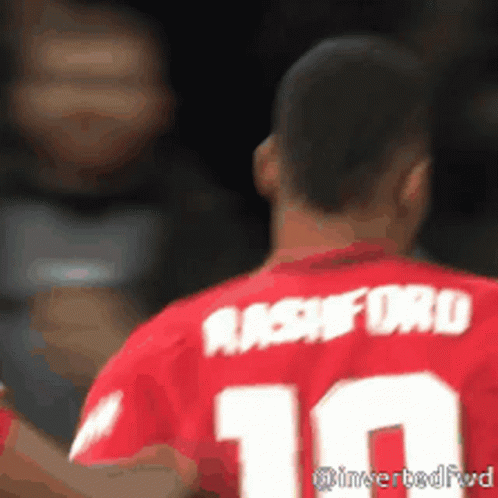 Man In Red Jersey Number 10 GIF