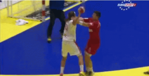 Man in Red Jersey Number 4 Basketball