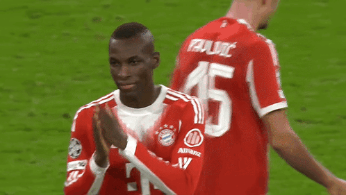 Man In Red Jersey Number 45 GIF