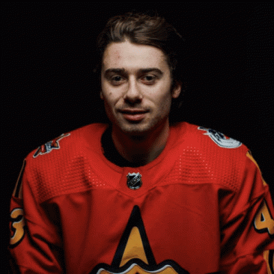 Man in Red Jersey with A