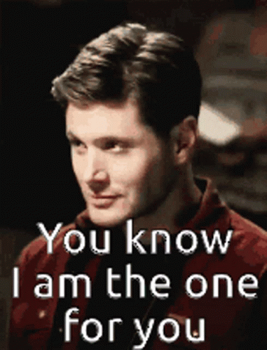 Man In Red Saying You Know I Am The One For You GIF